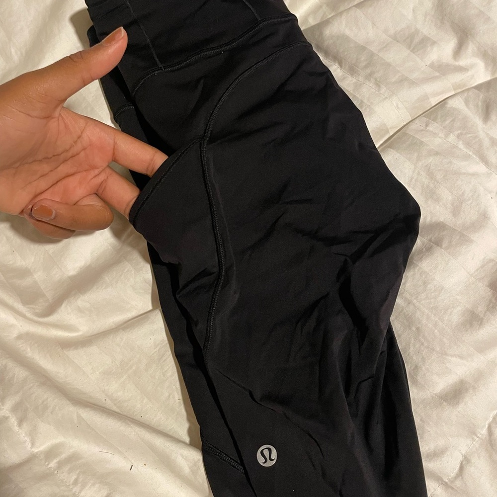 Lululemon Black Fast and Free Shorts EUC - Picture 4 of 8